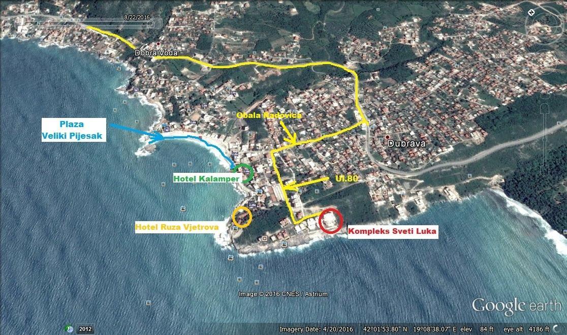 شقة Montenegro - South Cross دوبرا فوفا المظهر الخارجي الصورة